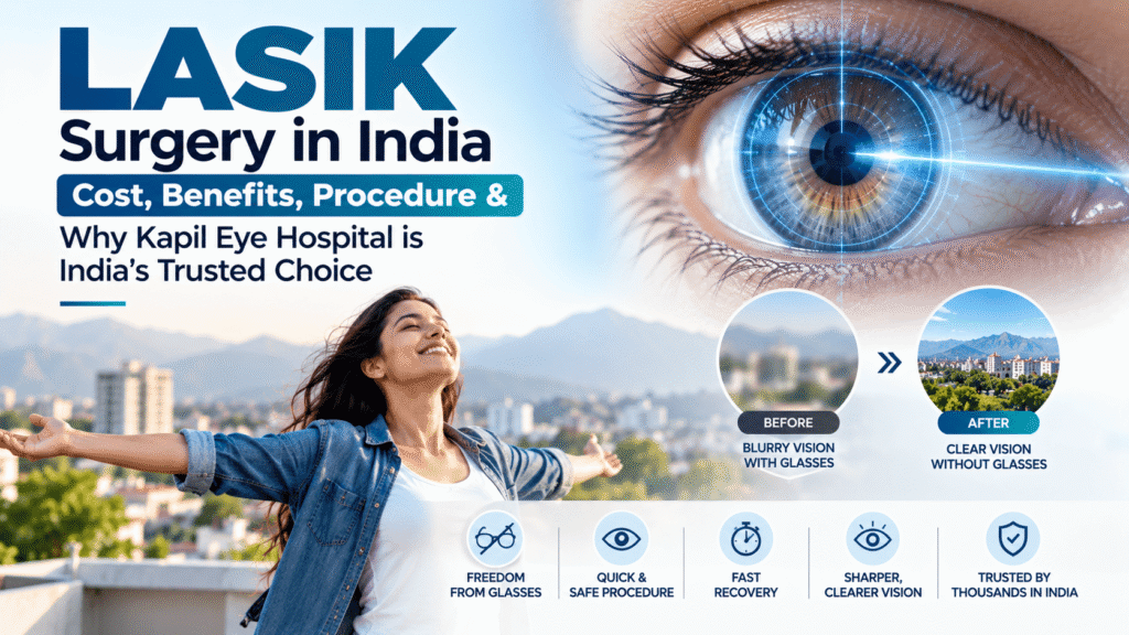 Lasik Surgery in India: Cost, Benefits, Procedure & Why Kapil Eye Hospital is India’s Trusted Choice