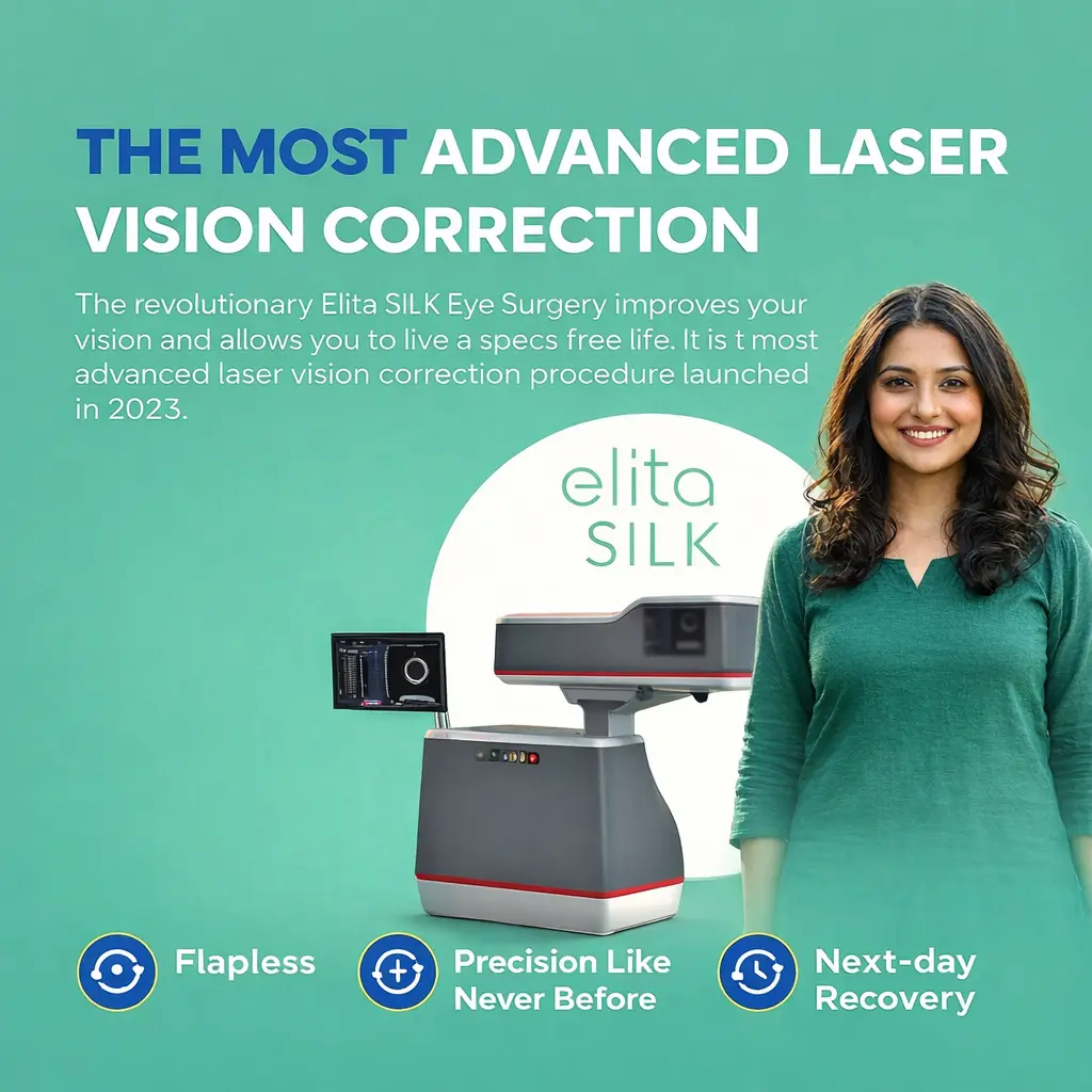 Eye Hospital for Flap-Free LASIK with SILK Elita in Haryana