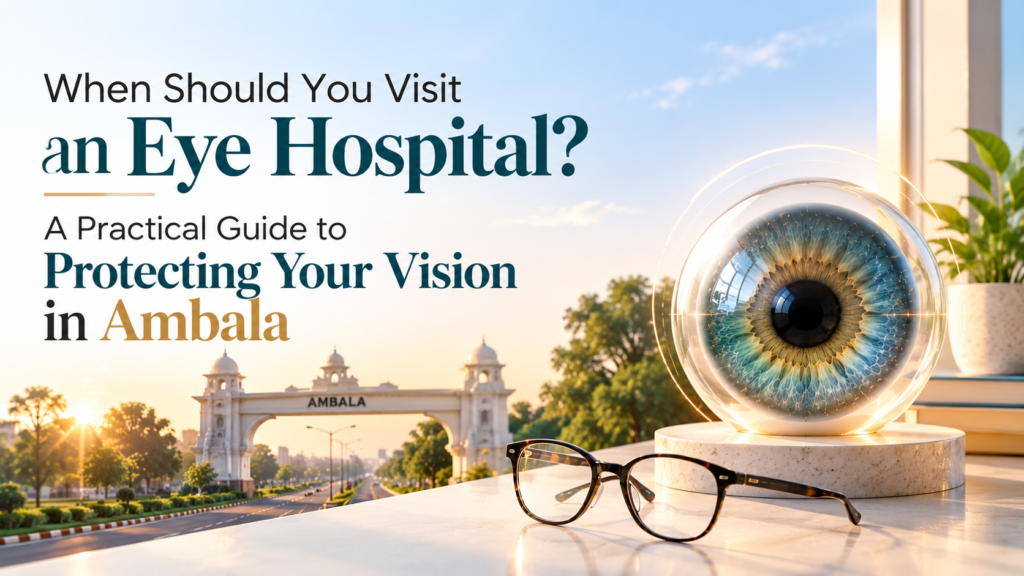 When Should You Visit an Eye Hospital? A Practical Guide to Protecting Your Vision in Ambala